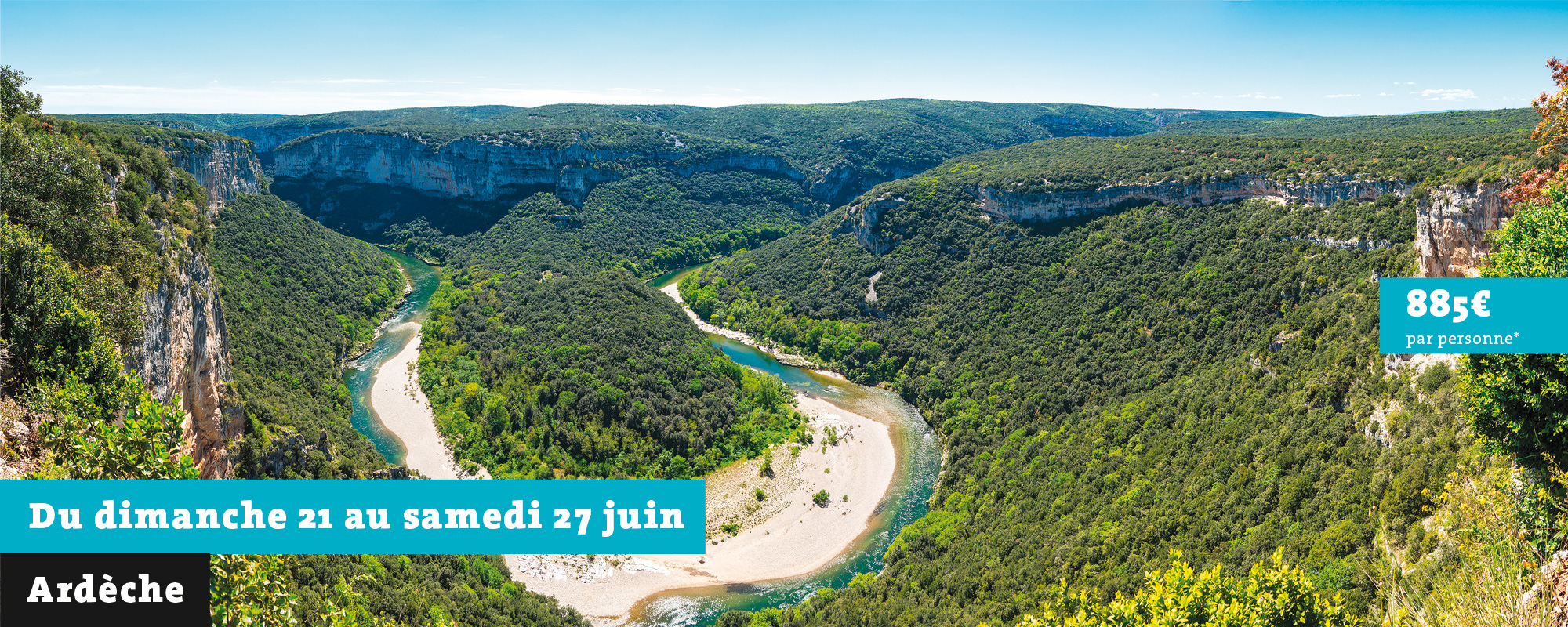 Les gorges de l’Ardèche 